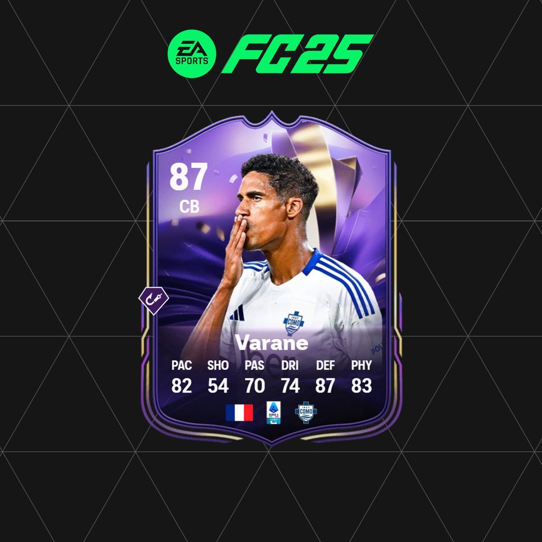 Soluciones para el DCP de Varane Fin de una Era en FC 25 Ultimate Team