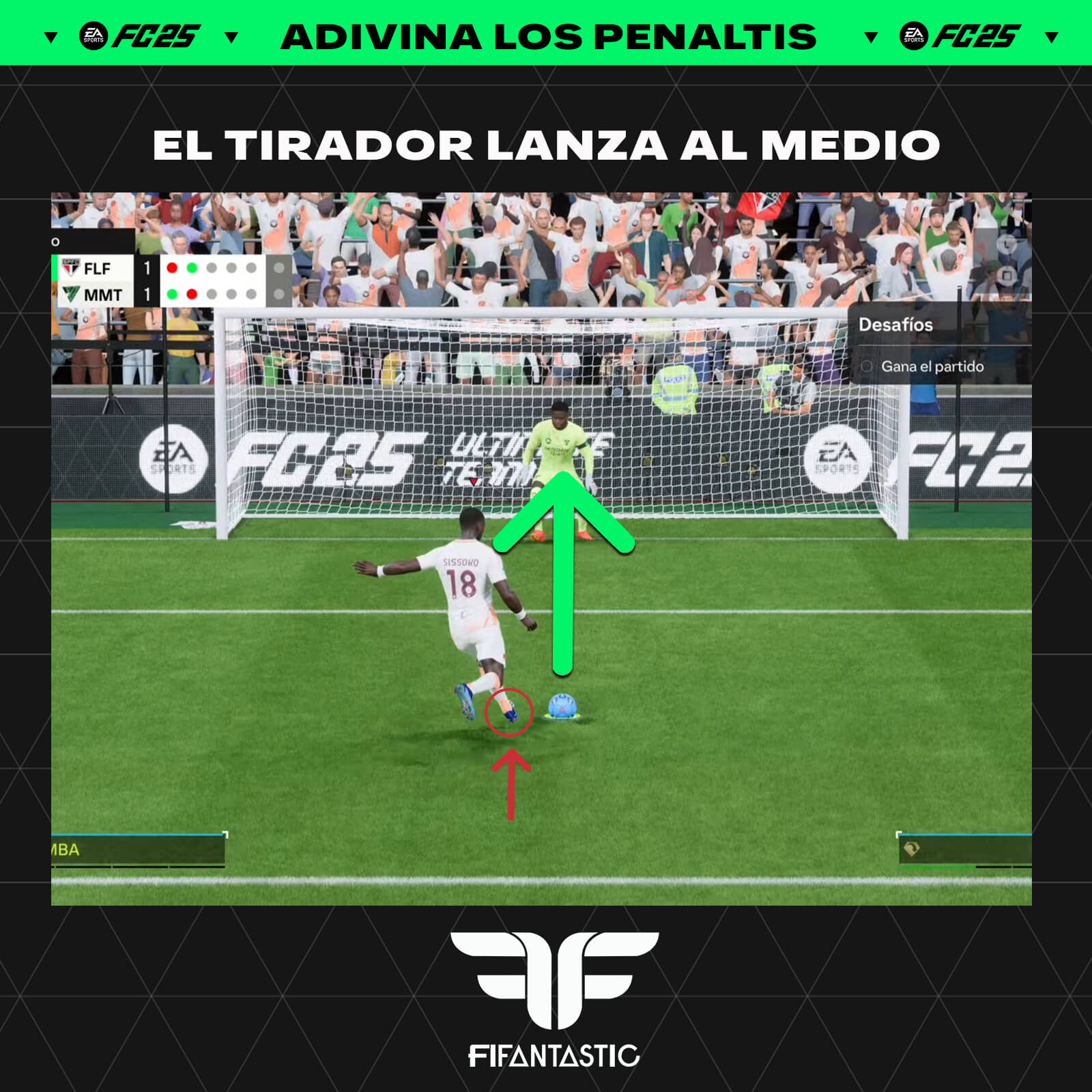 Parar penaltis en FC 25, parar penaltis en FC 25 Ultimate Team, adivinar penaltis en FC 25, adivinar los penaltis en FC 25 Ultimate Team