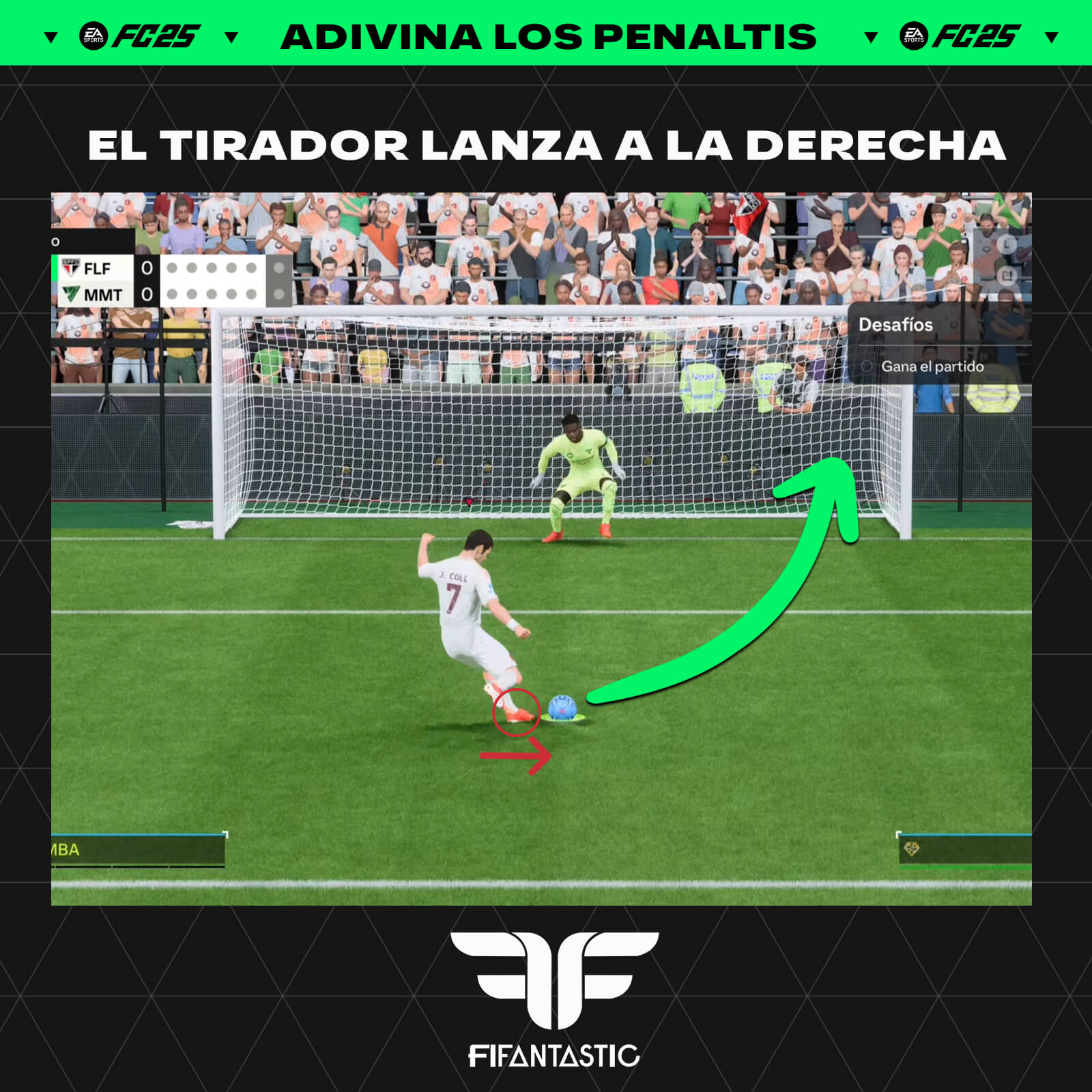 Parar penaltis en FC 25, parar penaltis en FC 25 Ultimate Team, adivinar penaltis en FC 25, adivinar los penaltis en FC 25 Ultimate Team