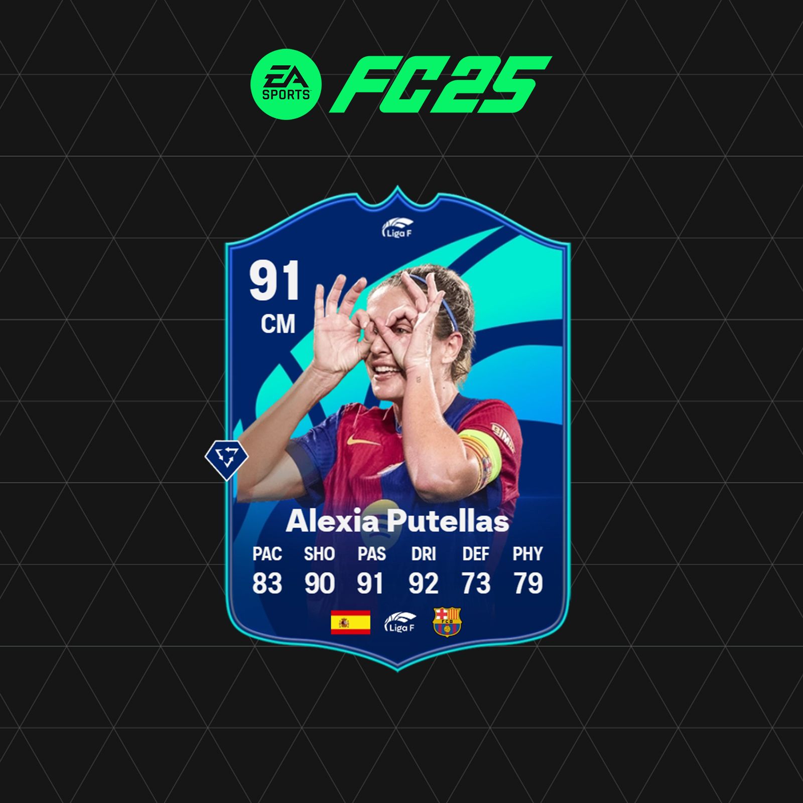 Medias para Alexia Putellas POTM en FC 25 Ultimate Team
