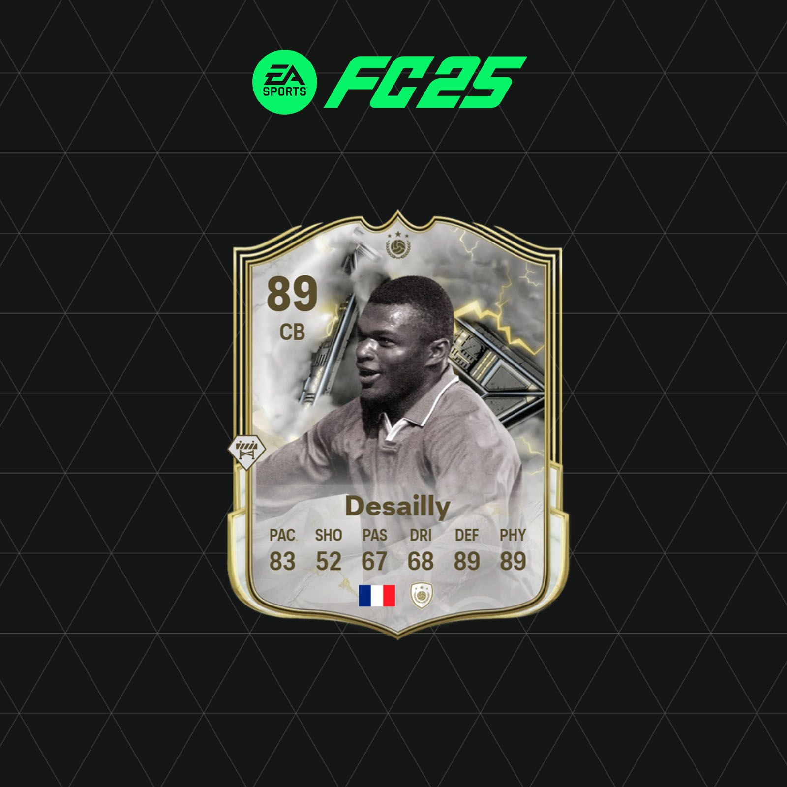 Medias necesarias para el DCP de Desailly Thunderstruck en FC 25 Ultimate Team