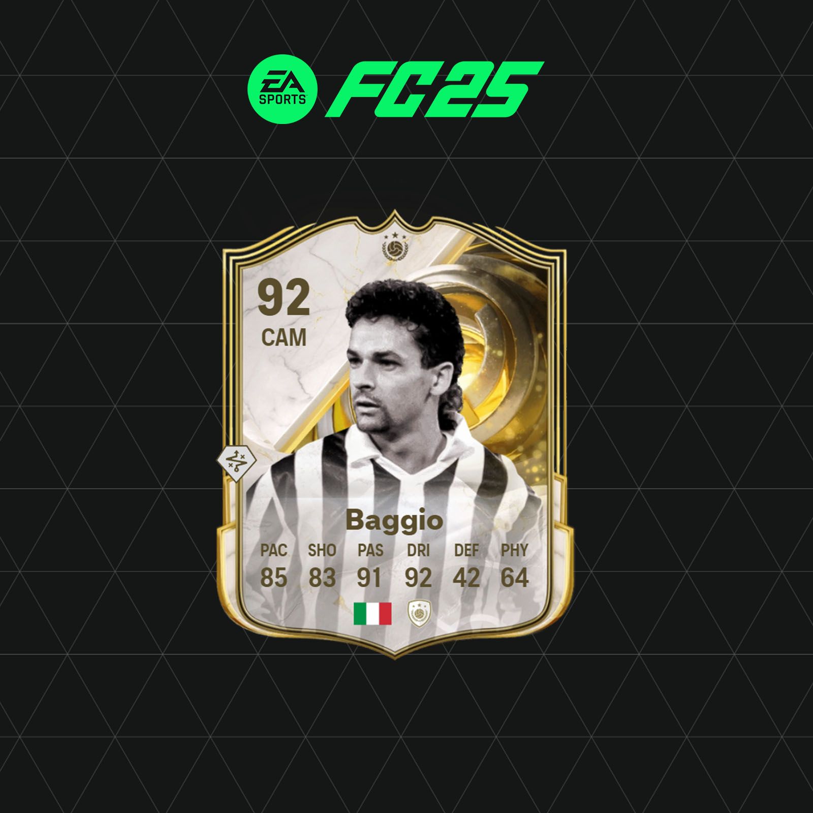 Soluciones para el DCP de Roberto Baggio Ultimate Succession en FC 25 Ultimate Team