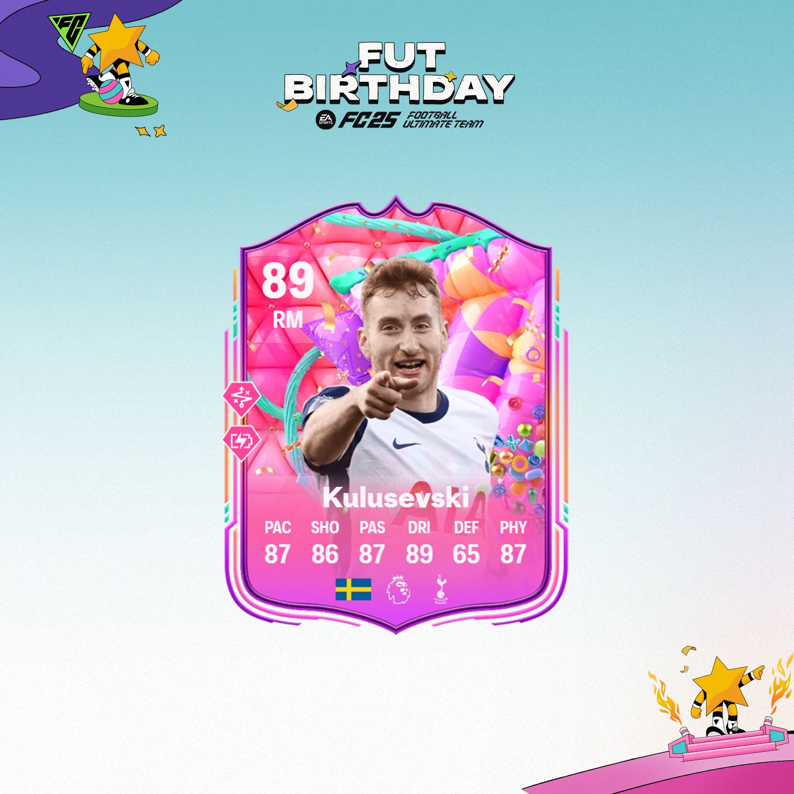 Mejor combinación de equipo para la Copa FUT Birthday en FC 25 Ultimate Team