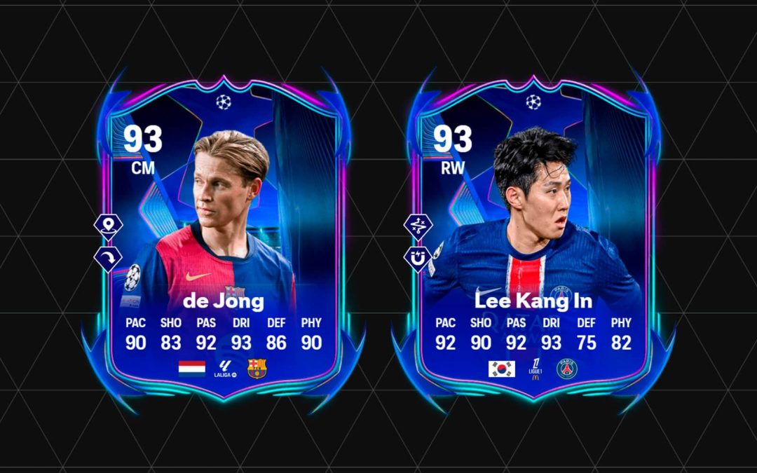 Mejores combinaciones para conseguir más barato a De Jong o Kang In Lee RTTF