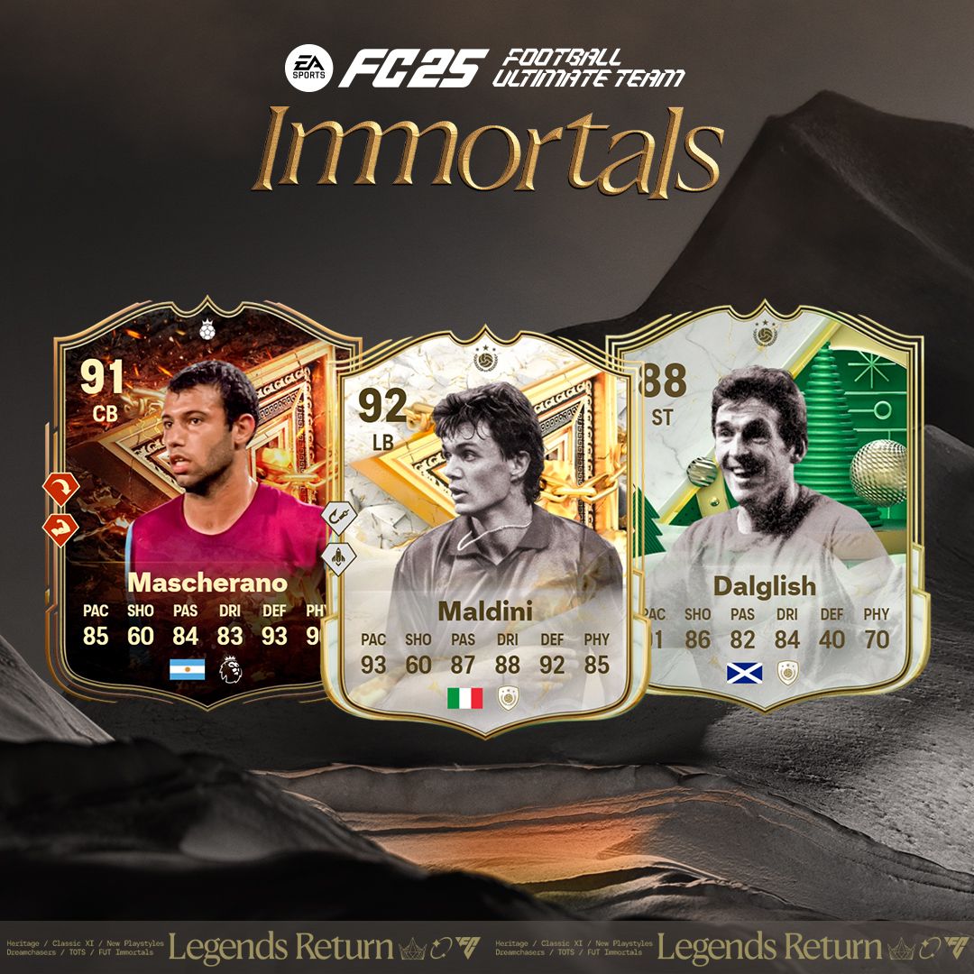 Mejor combinación de equipo para la liga de Inmortalidad de FC 25 Ultimate Team, Best squad combination for the Immortality League in FC 25 Ultimate Team