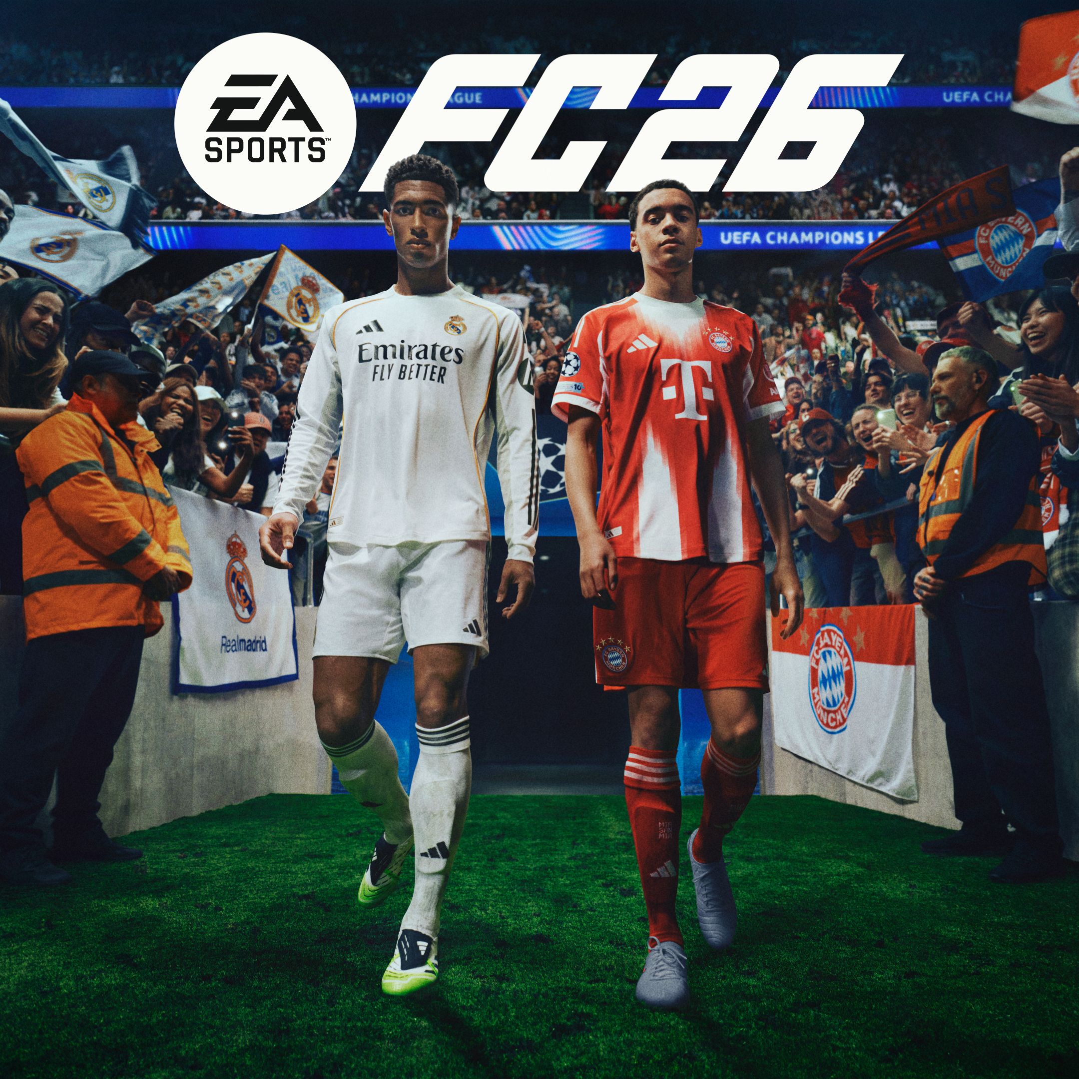 portadas oficiales FC 26, portada FC 26 Standard Edition, portada FC 26 Ultimate Edition, portada Bellingham Musiala FC 26, portada Ibrahimovic FC 26, FC 26 carátulas oficiales, imágenes oficiales FC 26, FC 26 cover stars, FC 26 official covers, FC 26 Standard Edition cover, FC 26 Ultimate Edition cover, Bellingham Musiala FC 26 cover, Ibrahimovic FC 26 Ultimate Team Icon