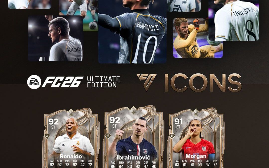 Lista completa de Iconos de FC 26 de la Ultimate Edition