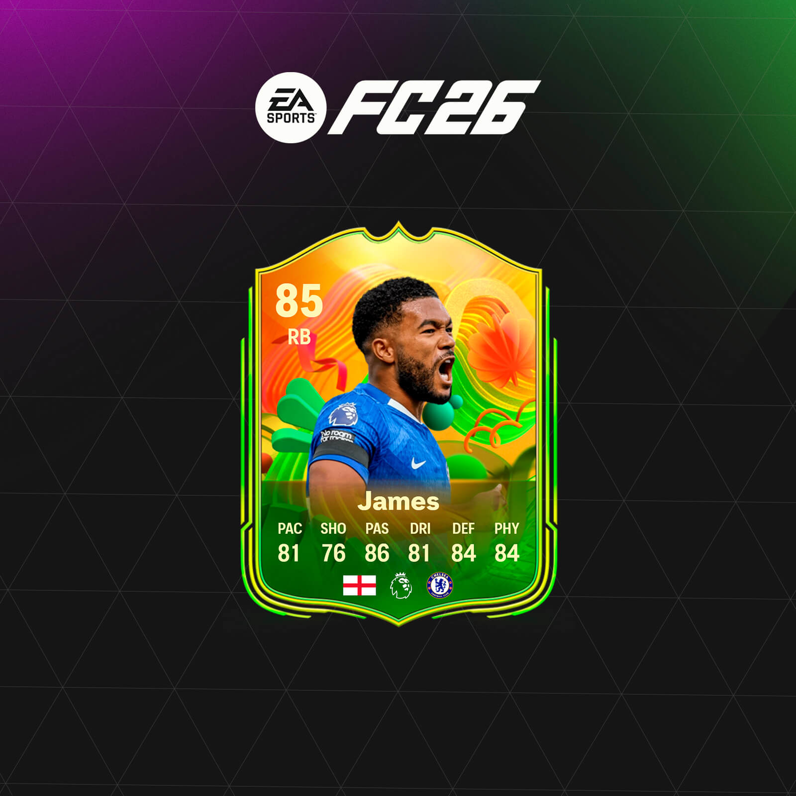Completar a Reece James Gira Mundial barato FC 26, SBC Reece James Gira Mundial solución barata FC 26, Mejor solución SBC Reece James Gira Mundial FC 26, Medias necesarias Reece James Gira Mundial FC 26, Reece James Gira Mundial plantilla más barata FC 26
