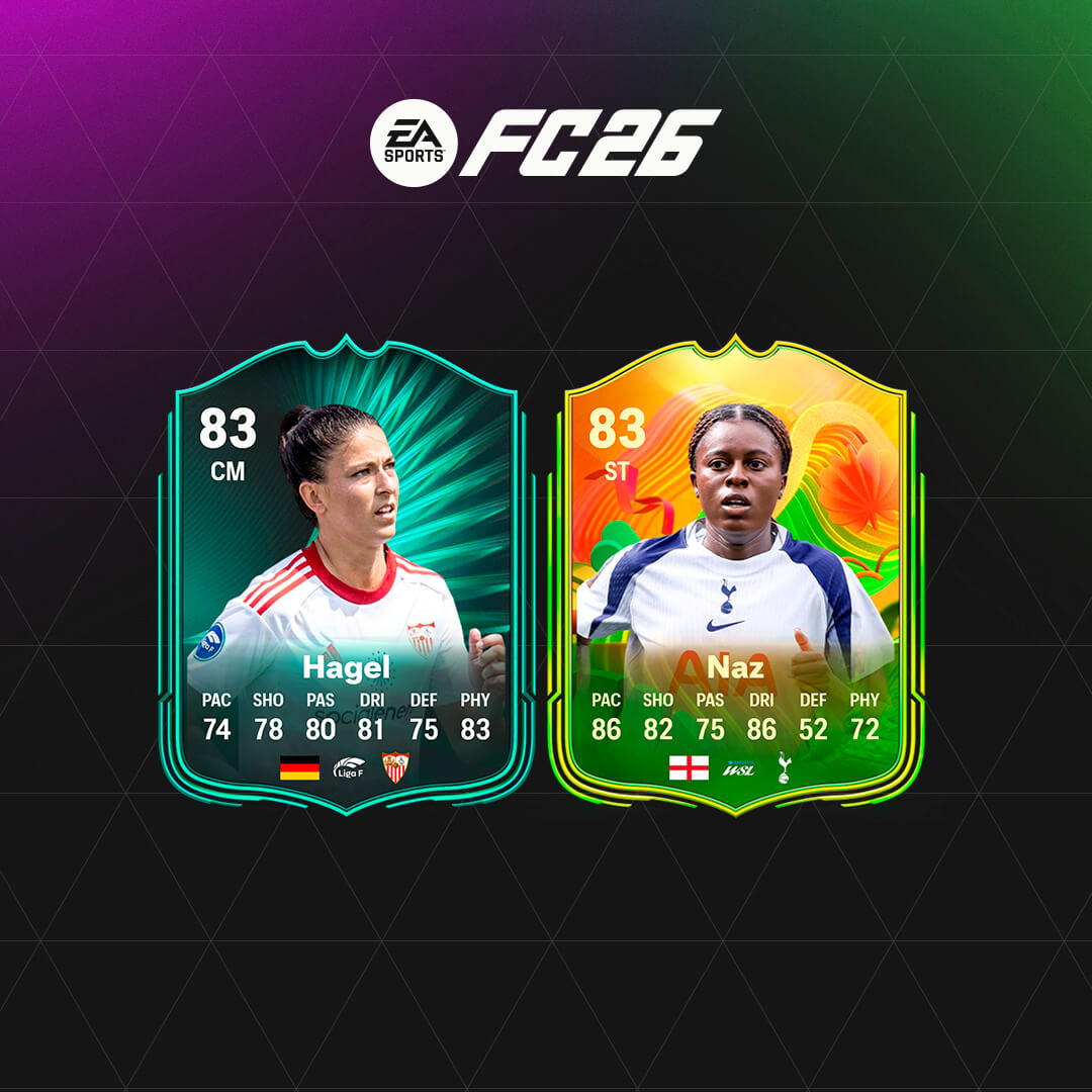 equipo para conseguir a Hagel y Naz en FC 26, plantilla para objetivos Hagel y Naz, once recomendado para desbloquear Hagel y Naz, mejor equipo para completar objetivos de Hagel y Naz, guía para conseguir a Hagel y Naz rápido en FC 26