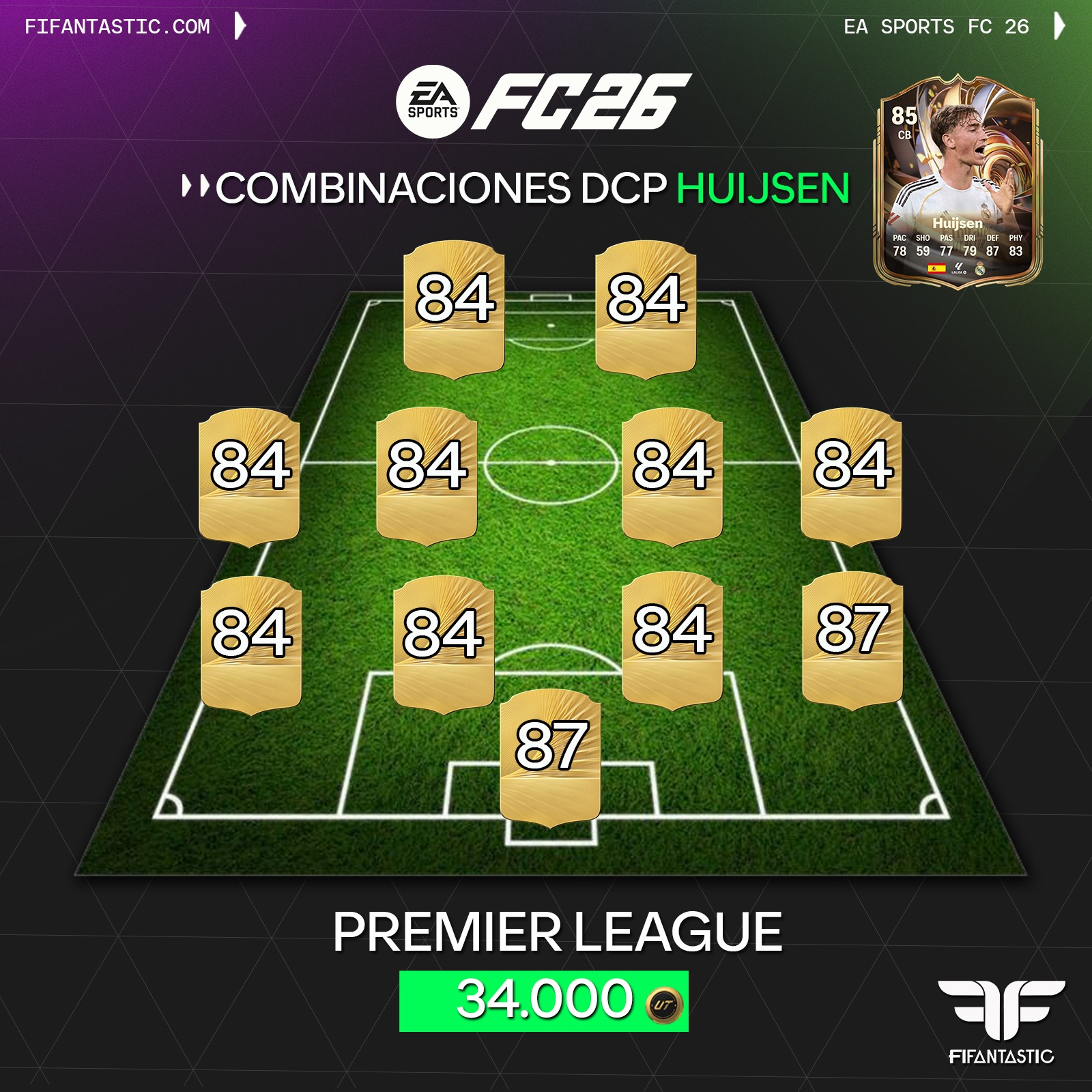 SBC Huijsen Valoraciones Renovadas barato, soluciones SBC Huijsen FC 26, combinaciones SBC Huijsen FC 26, cheapest Huijsen SBC FC 26, Huijsen Upgrades SBC solutions FC 26