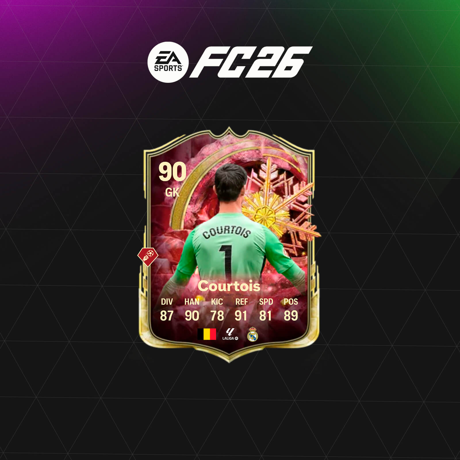 medias necesarias Courtois FC 26, combinaciones DCP Courtois FC 26, Courtois Comodín de Invierno SBC, cómo conseguir Courtois barato FC 26, soluciones DCP Courtois