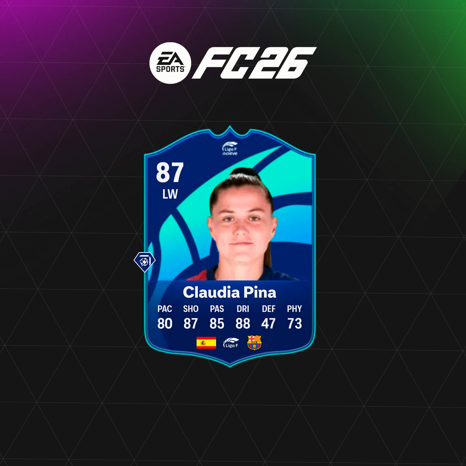medias necesarias Claudia Pina POTM FC 26, combinaciones SBC Claudia Pina POTM Ultimate Team, solución barata Claudia Pina POTM FC 26, cómo hacer SBC Claudia Pina POTM barato FC 26